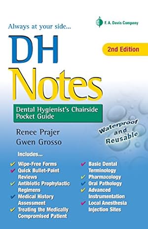 Image du vendeur pour DH Notes: Dental Hygienist's Chairside Pocket Guide [Soft Cover ] mis en vente par booksXpress