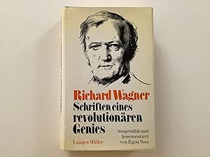 Bild des Verkufers fr Richard Wagner. Schriften eines revolutionren Genies. Ausgewhlt und kommentiert. zum Verkauf von Michael Steinbach Rare Books