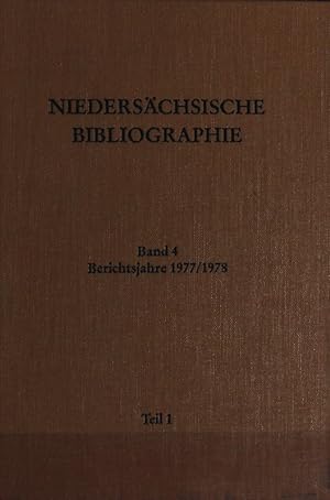 Niedersächsische Landesbibliothek, Band 4, Berichtsjahre 1977/1978, Teil 1.