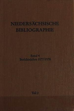 Niedersächsische Landesbibliothek, Band 4, Berichtsjahre 1977/1978, Teil 2.
