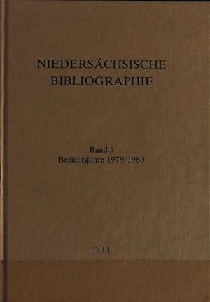 Niedersächsische Landesbibliothek, Band 5, Berichtsjahre 1979/1980, Teil 1.