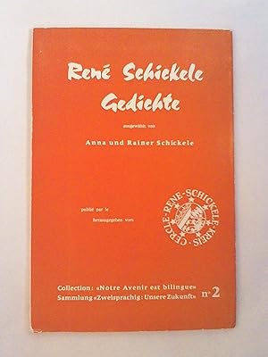 Bild des Verkufers fr Rene Schickele Gedichte. 1. Auflage. zum Verkauf von Buchmerlin