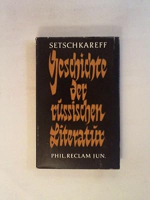 Bild des Verkufers fr Geschichte der russischen Literatur. zum Verkauf von Buchmerlin