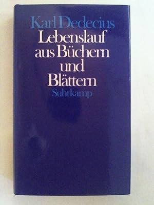 Seller image for Lebenslauf aus Bchern und Blttern. for sale by Buchmerlin