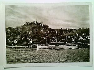 Hamburg Blankenese, Gesamtansicht, Raddampfer, AK, gelaufen 1943