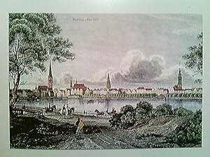 Hamburg, Anno 1836, Künstler AK, ungelaufen