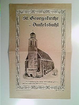 Dinkelsbühl, St. Georgskirche, Infoblatt zur Besichtigung, ca. 1935