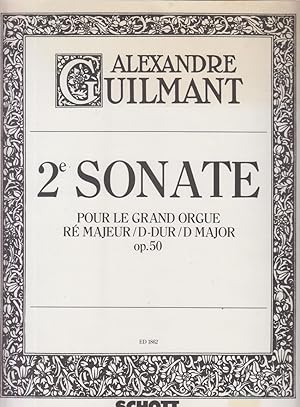 Organ Sonata No.2 in D major, Op.50