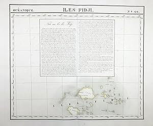 "Oceanique / Iles Fidji / No. 40" - Fiji Melanesia Oceania Fidschi Pacific Ocean / from: "Atlas U...