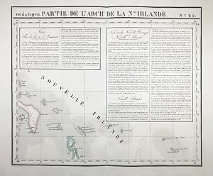 "Oceanique / Partie de l'Arch.l de la N.lle Irlande / No. 25" - New Ireland island Papua New Guin...