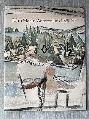 John Marin Watercolors 1929 - 39
