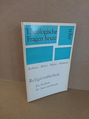 Seller image for RELIGIONSFREIHEIT ein problem fr staat und kirche for sale by Gabis Bcherlager