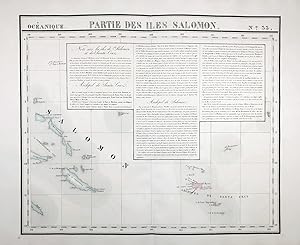 "Oceanique / Partie des Iles Salomon / No. 33" - Solomon Islands Salomon-Inseln South Pacific Oce...