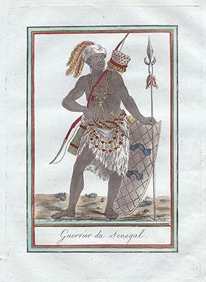 "Guerrier de Senegal" - Senegal warrior West Africa Afrika people costume Trachten