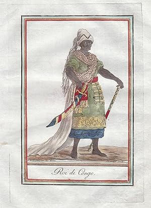 "Roi de Congo." - Congo Kongo Africa Afrika Tracht costumes