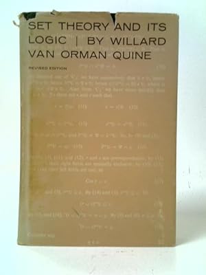 Bild des Verkufers fr Set Theory And Its Logic zum Verkauf von World of Rare Books