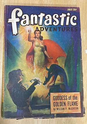 Bild des Verkufers fr Fantastic Adventures July 1947 Volume 9 Number 4 zum Verkauf von biblioboy