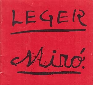 Bild des Verkäufers für Fernand Leger, Joan Miro Arbeiten auf Papier zum Verkauf von Leipziger Antiquariat