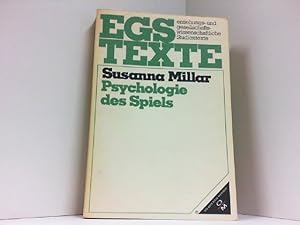 Seller image for Psychologie des Spiels. EGS Texte. for sale by Antiquariat Ehbrecht - Preis inkl. MwSt.