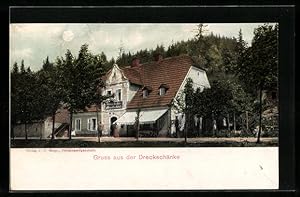 Bild des Verkufers fr Ansichtskarte Breitenbach, Gasthaus Dreckschnke zum Verkauf von Bartko-Reher