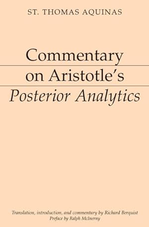 Imagen del vendedor de Commentary on Aristotle's Posterior Analytics a la venta por GreatBookPricesUK