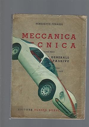 Seller image for MECCANICA TECNICA , vol. I e II for sale by librisaggi