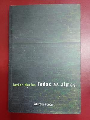 Imagen del vendedor de Todas as almas (En portugués) a la venta por Librería Eleutheria