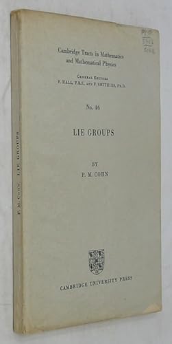 Seller image for Lie Groups (Cambridge Tracts in Mathematics and Mathematical Physics 46) for sale by Powell's Bookstores Chicago, ABAA