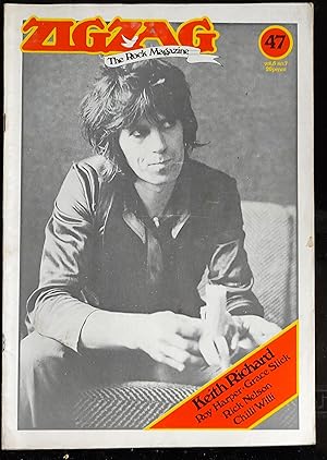 Imagen del vendedor de Zigzag 47 The Rock Magazine November 1974 (Keith Richard on cover) a la venta por Shore Books