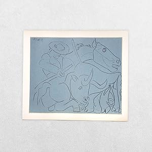Seller image for Pablo Picasso: Linogravures: La Pique Cassee for sale by Hornseys