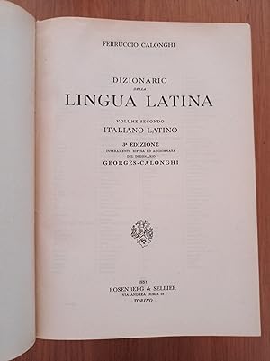 Dizionario della lingua italiana Vol. II
