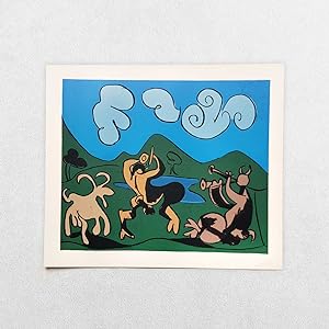 Seller image for Pablo Picasso: Linogravures: Faunes Et Chevre for sale by Hornseys