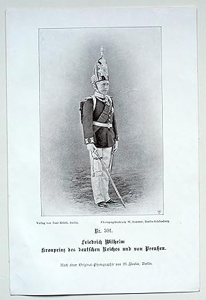 Seller image for Friedrich Wilhelm. Kronprinz des deutschen Reiches und von Preuen. Nr. 301. for sale by Versandantiquariat Hsl