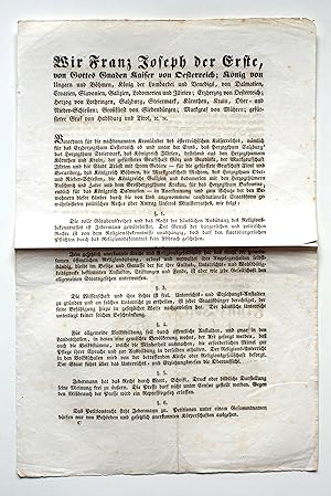 Oktroyierte Verfassung vom 4. März 1849: Grundrechtspatent