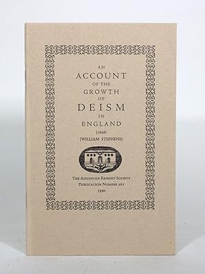 An Account of the Growth of Deism in England (1696)