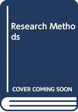 Image du vendeur pour Research Methods mis en vente par WeBuyBooks