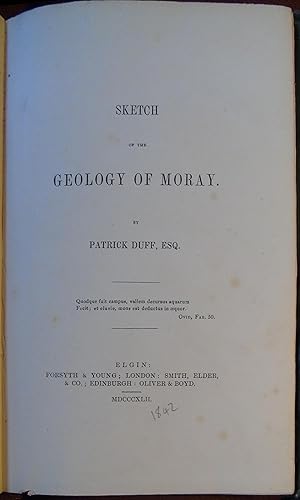 Seller image for Sketch of the Geology of Moray for sale by Hanselled Books