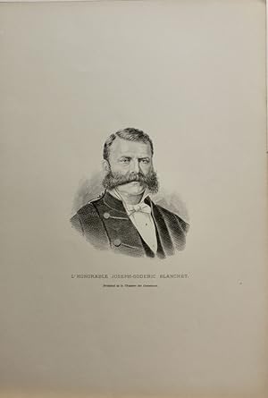 (Gravure) L'Honorable Joseph-Goderic Blanchet, président de la Chambre des Communes