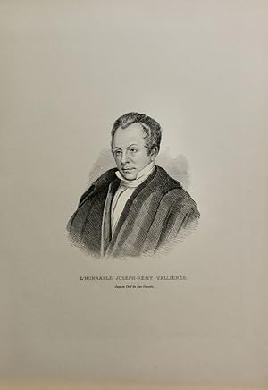 (Gravure) L'Honorable Joseph-Rémy Vallières, juge en chef du Bas-Canada