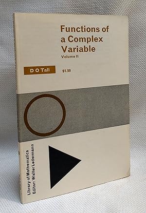 Immagine del venditore per Functions of a Complex Variable, Volume II venduto da Book House in Dinkytown, IOBA