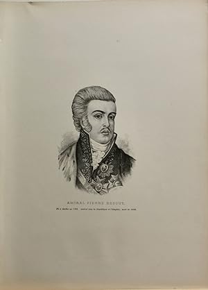 (Gravure) Amiral Pierre Bedout, né à Québec en 1751, amiral sous la République et l'Empire