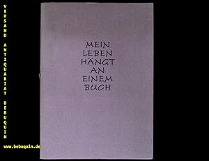 Bild des Verk�ufers f�r Mein Leben h�ngt an einem Buch. Briefe des jungen Christian Dietrich Grabbe. Hrsg. von Helmut Presser. zum Verkauf von Antiquariat Bebuquin (Alexander Zimmeck)