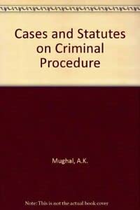 Imagen del vendedor de Cases and Statutes on Criminal Procedure a la venta por WeBuyBooks