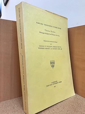 Seller image for Thomas Hooker: Writings in England and Holland, 1626-1633 (Harvard theological studies) for sale by Regent College Bookstore