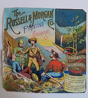 Russel & Morgan Color Litho Printers Lot x 2 advertising prints playing cards