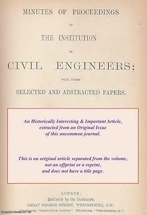 Bild des Verkufers fr New Dam Techniques. An uncommon original article from the Institution of Civil Engineers reports, 1959. zum Verkauf von Cosmo Books