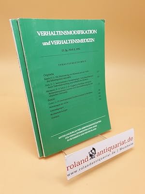 Seller image for Verhaltensmodifikation und Verhaltensmedizin ; 13. Jahrgang, Heft 3, 4 1992 ; (2 Bnde) for sale by Roland Antiquariat UG haftungsbeschrnkt