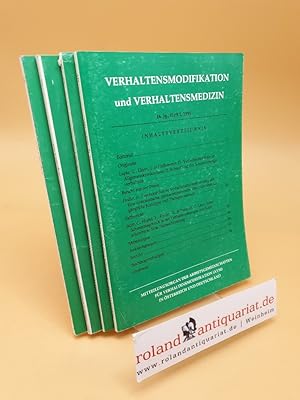 Seller image for Verhaltensmodifikation und Verhaltensmedizin ; 16. Jahrgang, Heft 1-4, 1995 ; (4 Bnde) for sale by Roland Antiquariat UG haftungsbeschrnkt