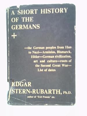 Image du vendeur pour A Short History of the Germans mis en vente par World of Rare Books