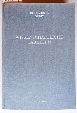 Bild des Verkufers fr Wissenschaftliche Tabellen 7. Auflage. zum Verkauf von Versandantiquariat Kerstin Daras